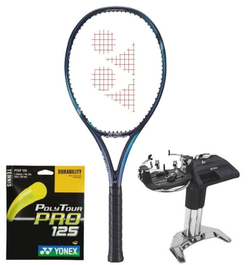 Теннисная ракетка Yonex New EZONE 100 (300g) + Струны + Натяжка