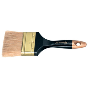 Кисть плоская Matrix Профи 3 дюйма 75 мм натуральная щетина деревянная ручка (83154)