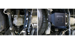 Защита редуктора Rival для Infiniti QX60 I рестайлинг (V - 3.5) 2016-2021/Nissan Murano Z52 (V - 3.5) 2016-н.в./Nissan Pathfinder R52 (V - 3.5) 2014-2016, сталь 1.8 мм, с крепежом, штампованная, 111.4160.1
