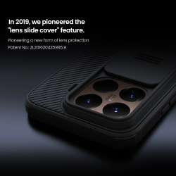 Чехол противоударный от Nillkin для Xiaomi 15T Pro, серия CamShield Pro Case (защитная сдвижная шторка для камеры)