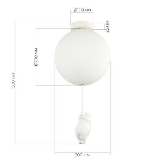 SLE115412-01 Светильник подвесной Белый/Белый E27 1*60W MODENA