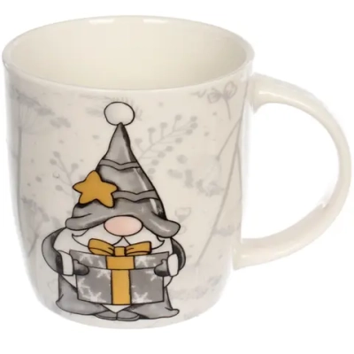 Кружка керамическая 330мл «Сказочные гномики», микс рисунков