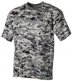 Футболка MFH US T-Shirt, 170g/m², камуфляж - Digital Urban