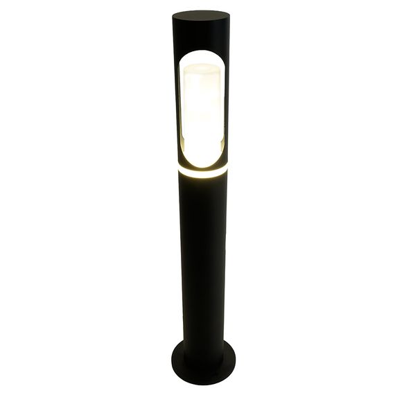 Светильник садово-парковый Feron DH1105, 15W, GU10,230V, черный (столб) 51231