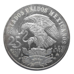25 песо 1968 год XIX Олимпийские игры в Мехико, Мексика. Серебро. UNC