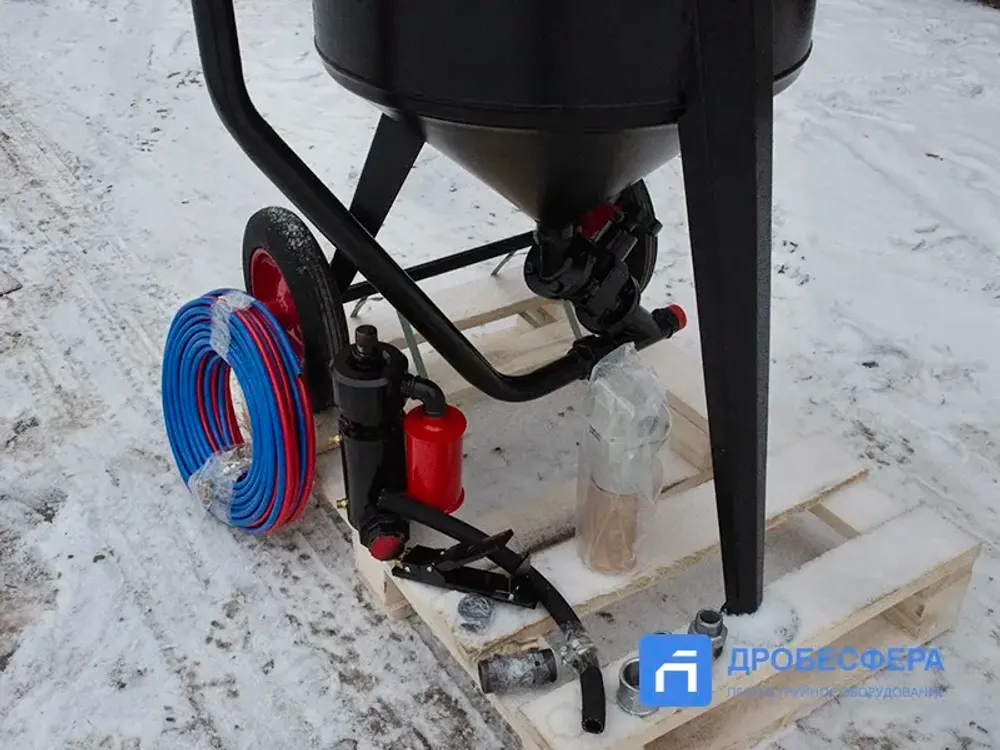 Дробеструйный аппарат PST-PS-250-3 с рукавом TWIN 20 метров