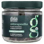 Gaia Herbs, Ашваганда, жевательные мармеладки, яблоко и корица, 81 веганская жевательная мармеладка