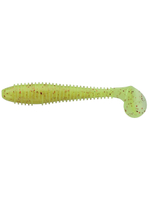 Приманка силиконовая Keitech Swing Impact FAT 4.3", 10,3г цвет #401 Green Pumpkin / Chartreuse