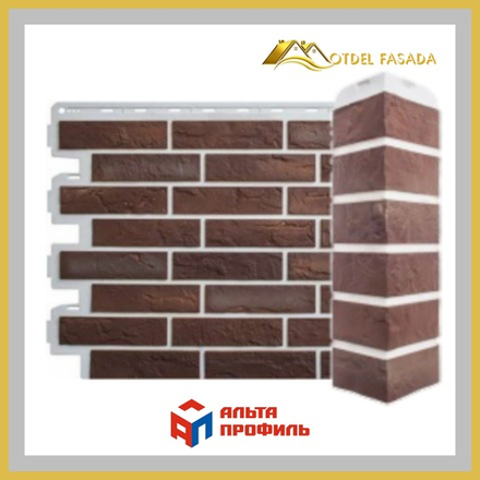 Угол наружный Альта-профиль "Кирпич Рижский" 01 440*110*20мм