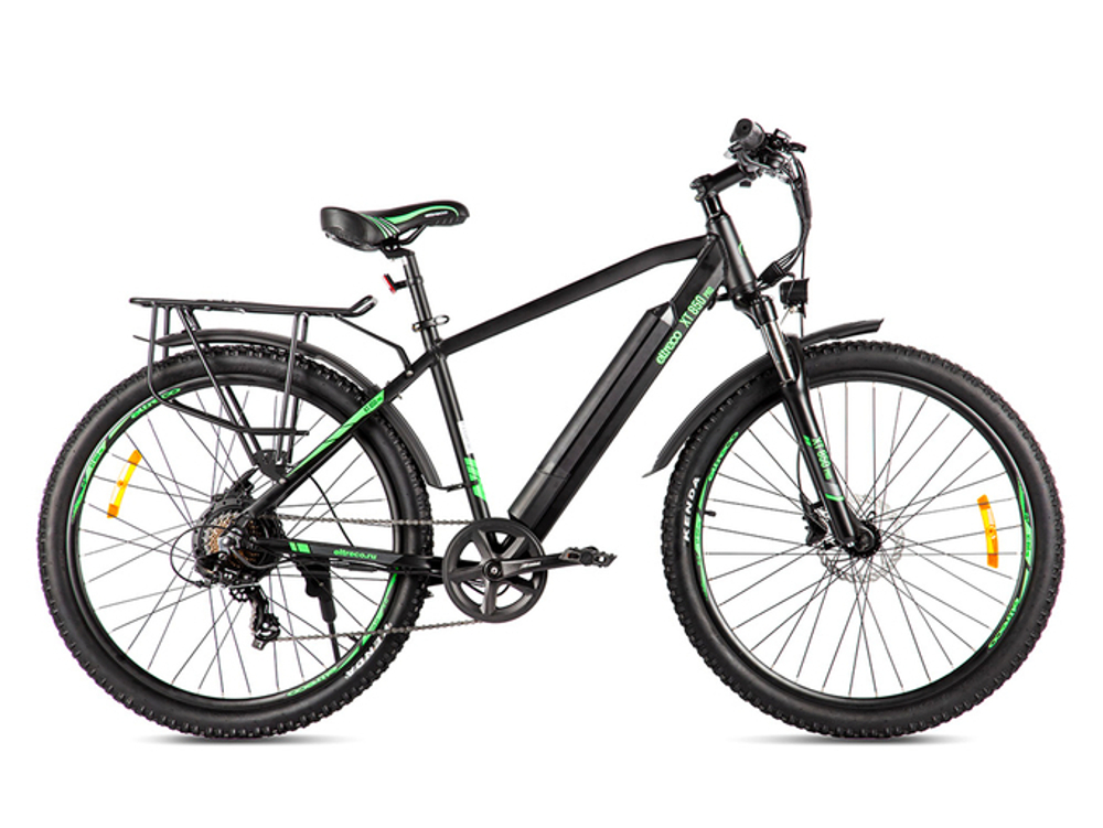 Электровелосипед Eltreco XT 850 Pro (серо-зеленый)