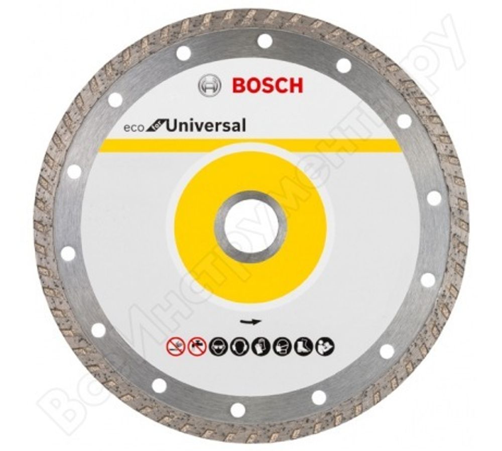 Алмазный диск BOSCH ECO Univ.Turbo 125-22,23