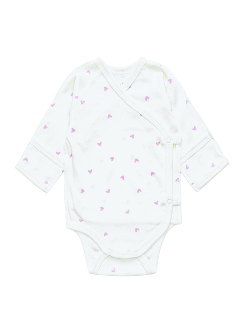 Боди-кимоно Сердечки lavender (56,62)