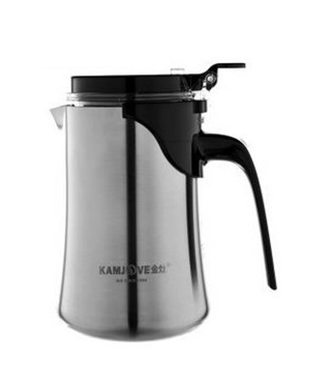 236022.2 Чайник KAMJOVE "Изипот ТО-650E" б/носика, крышка с защелкой, 650мл, металл/пластик