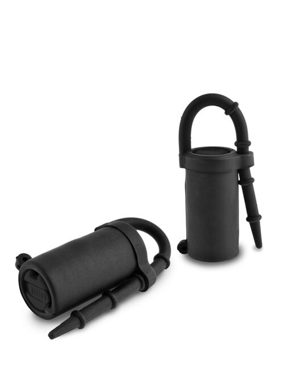 Вибро-зажимы для сосков Vibrating Silicone Nipple Teazers (Цвет: черный)