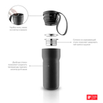 Термокружка с ситечком для чая nordic kitchen, 350 мл