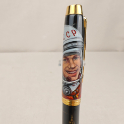 Ручка Parker с ручной росписью Палех "Юрий Гагарин"