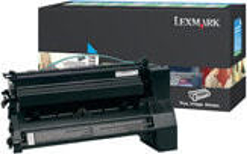 Картридж тонерный голубой 1 шт Lexmark C780A1CG
