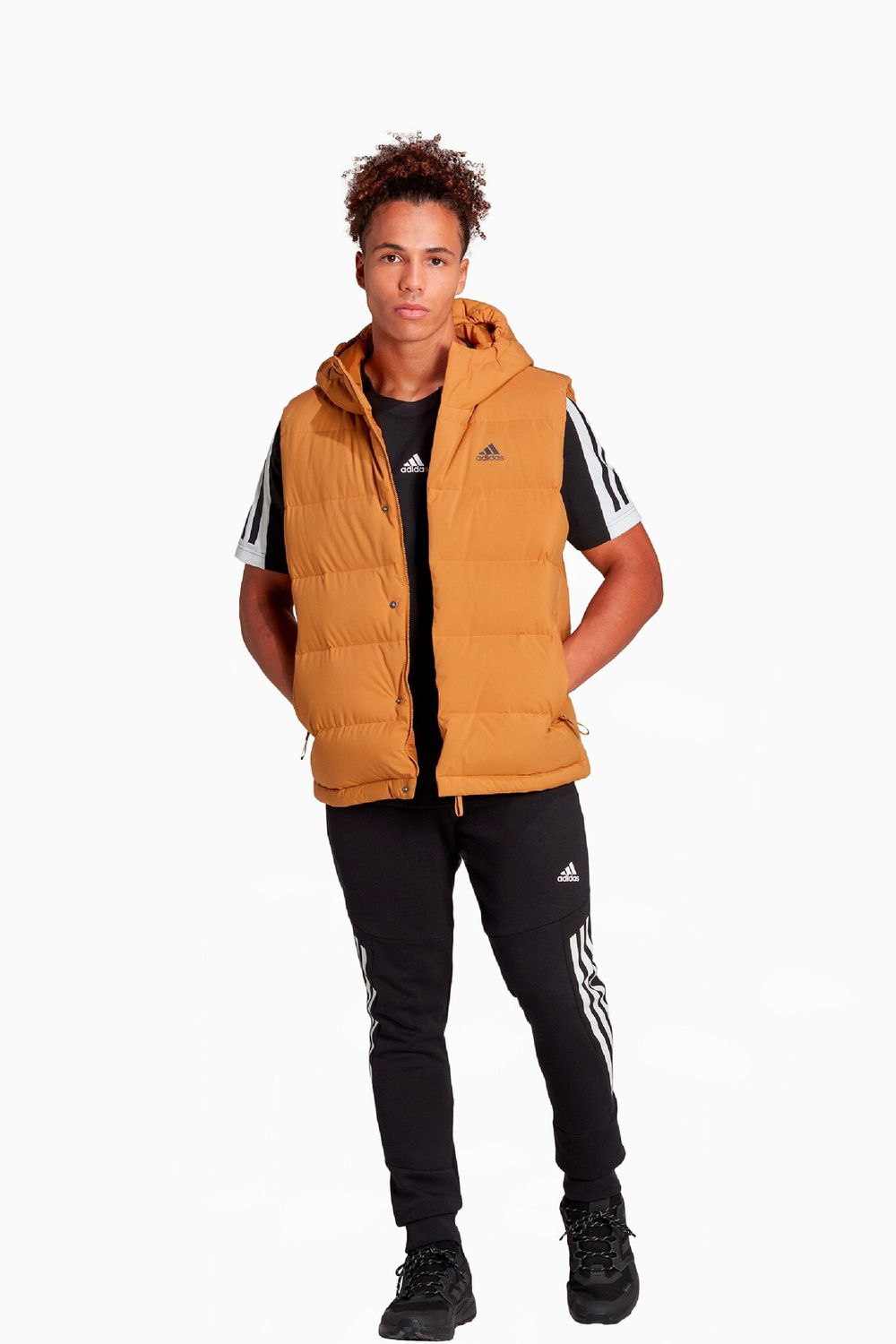 Жилет adidas Helionic Hooded Down