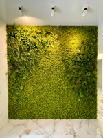 Искусственный мох ягель силикон 50Х50 см.