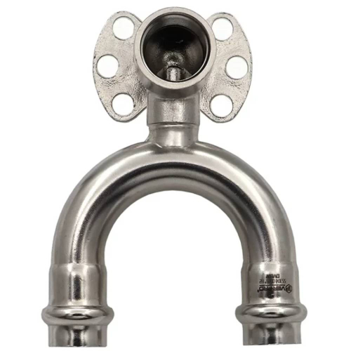 Водорозетка VIEIR проходная из нерж. стали 15×1/2" VER-PRO (20/2)