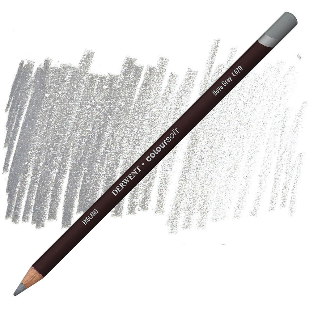 Derwent Coloursoft. C670 Dove Grey