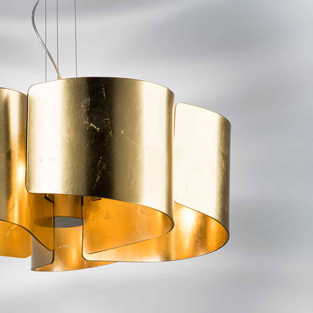 811152 Подвес PITTORE 5х40W E27 ЗОЛОТО