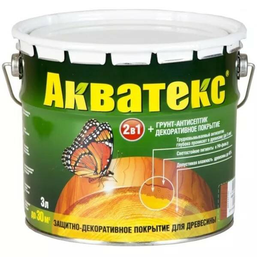 Покрытие защитно-декоративное Акватекс 2в1 Венге (2,7л)