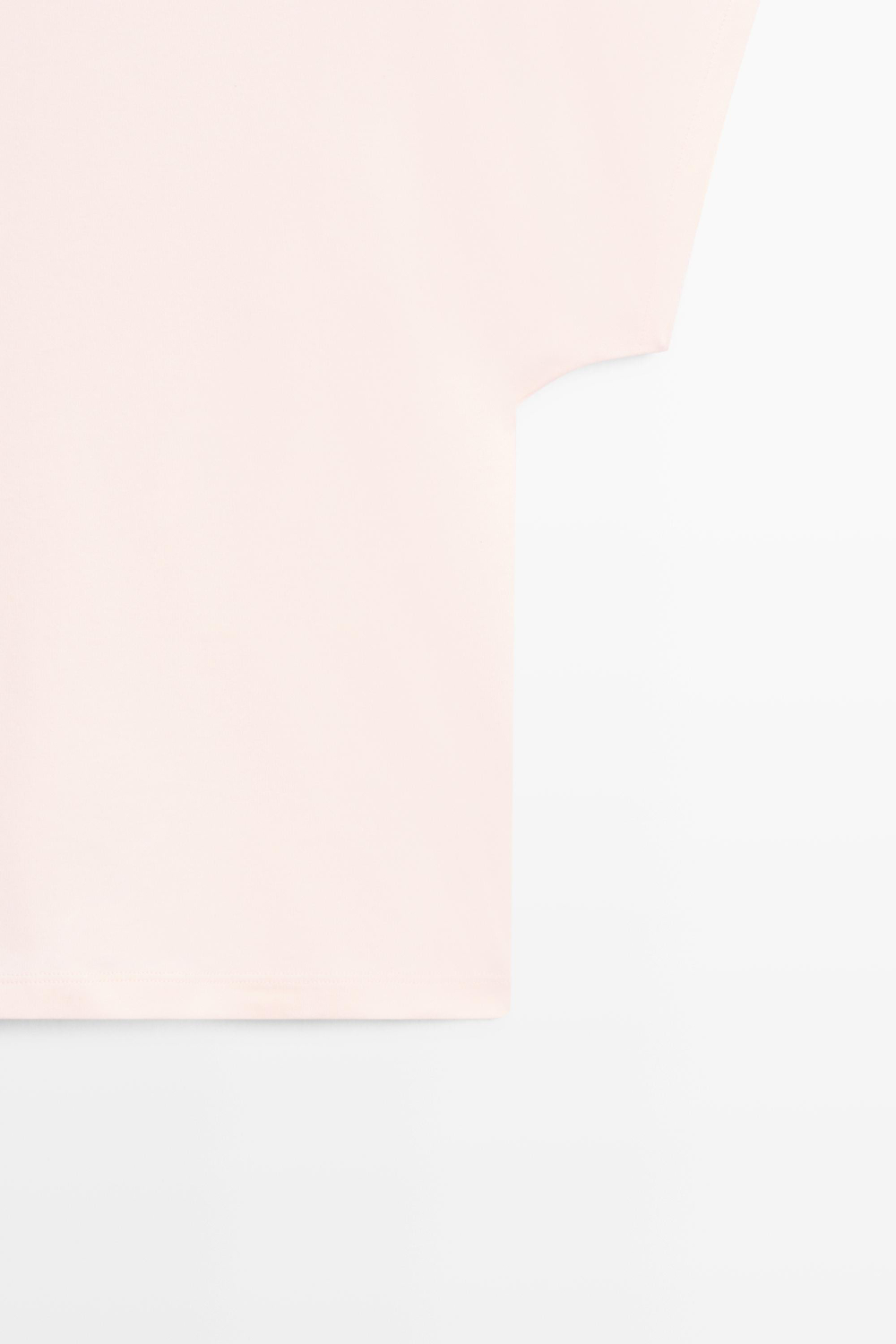 Massimo Dutti Хлопковая футболка, розовый