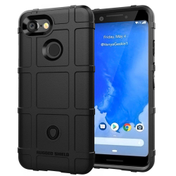 Чехол на Google Pixel 3 цвет Black (черный), серия Armor от Caseport