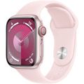 Apple Watch Series 9 GPS + Cellular 41mm Pink Aluminium Case with Pink Sport Band