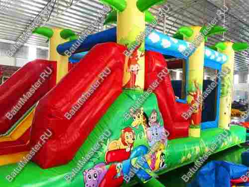 Надувной батут "Джунгли" 8*3*3 м