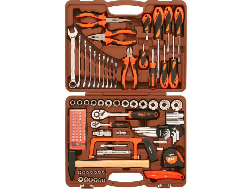 OMT101S Набор инструмента универсальный 1/4", 1/2"DR, 101 предмет