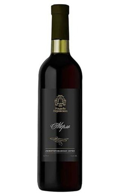 Вино Мерло Лимитированная серия тз Усадьба Перовских