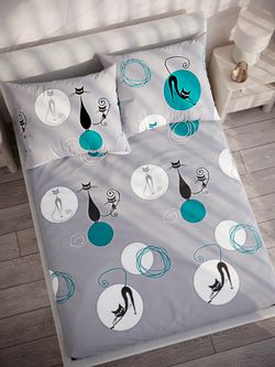 Простынь на резинке Полисатин Simple House "Roxy" 140x200 см