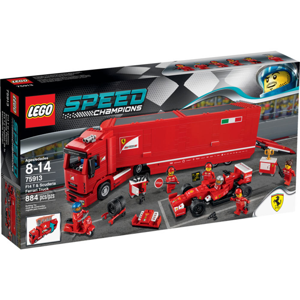 LEGO Speed Champions: F14 T и Scuderia Ferrari 75913 — F14 T & Scuderia Ferrari Truck  — Лего Спид чампионс Чемпионы скорости