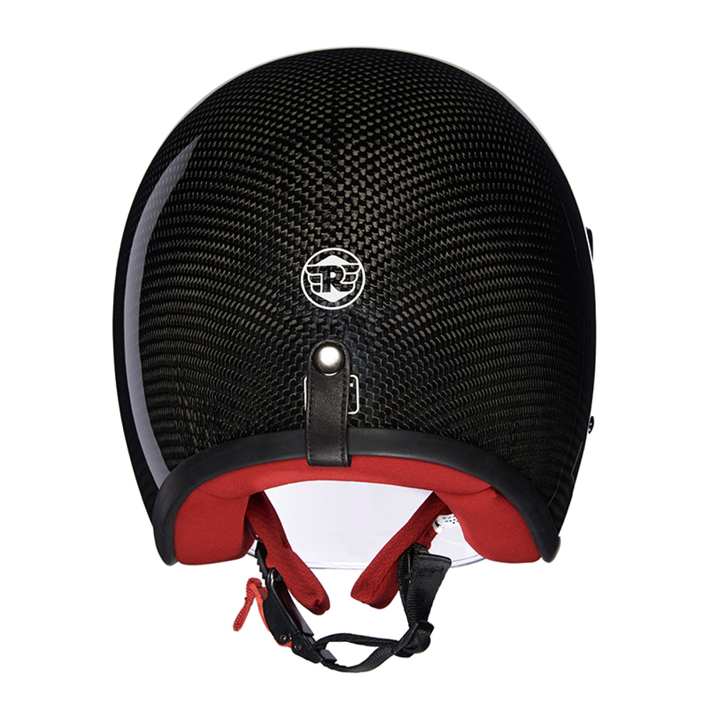 Шлем открытый Royal Enfield, цвет - карбон, размер - XL (620 мм), арт. RRGHEH000108 (HEAW16012BLACK)