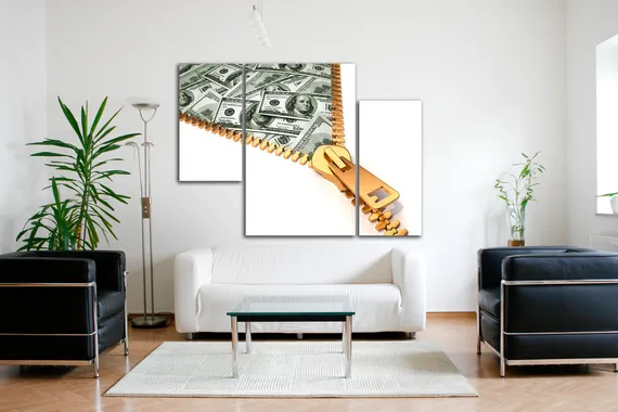 Модульная картина "Первый миллион"