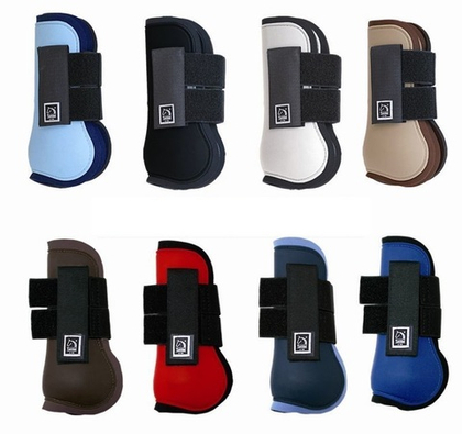 TATTINI Ногавки передние пластиковые, коричневые, размер FULL (2 шт)