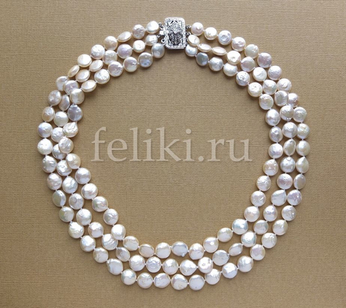 колье из жемчуга бива
