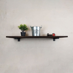 Настенные полки из натурального дерева в стиле Лофт