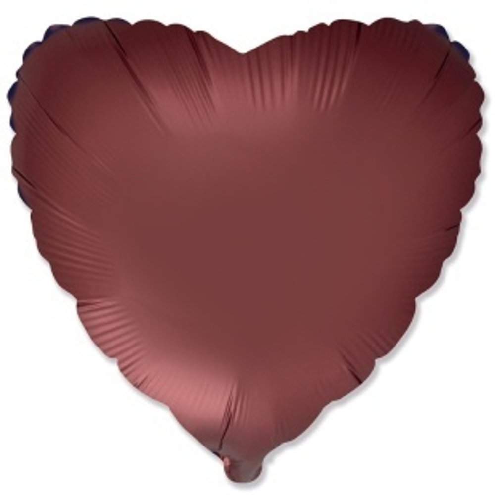 Ф 18'' Сердце Ройбуш Сатин