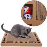 Когтеточка - игрушка / лежанка для кошек «МУРРРЛЫКА», 48,5*32,5*4см