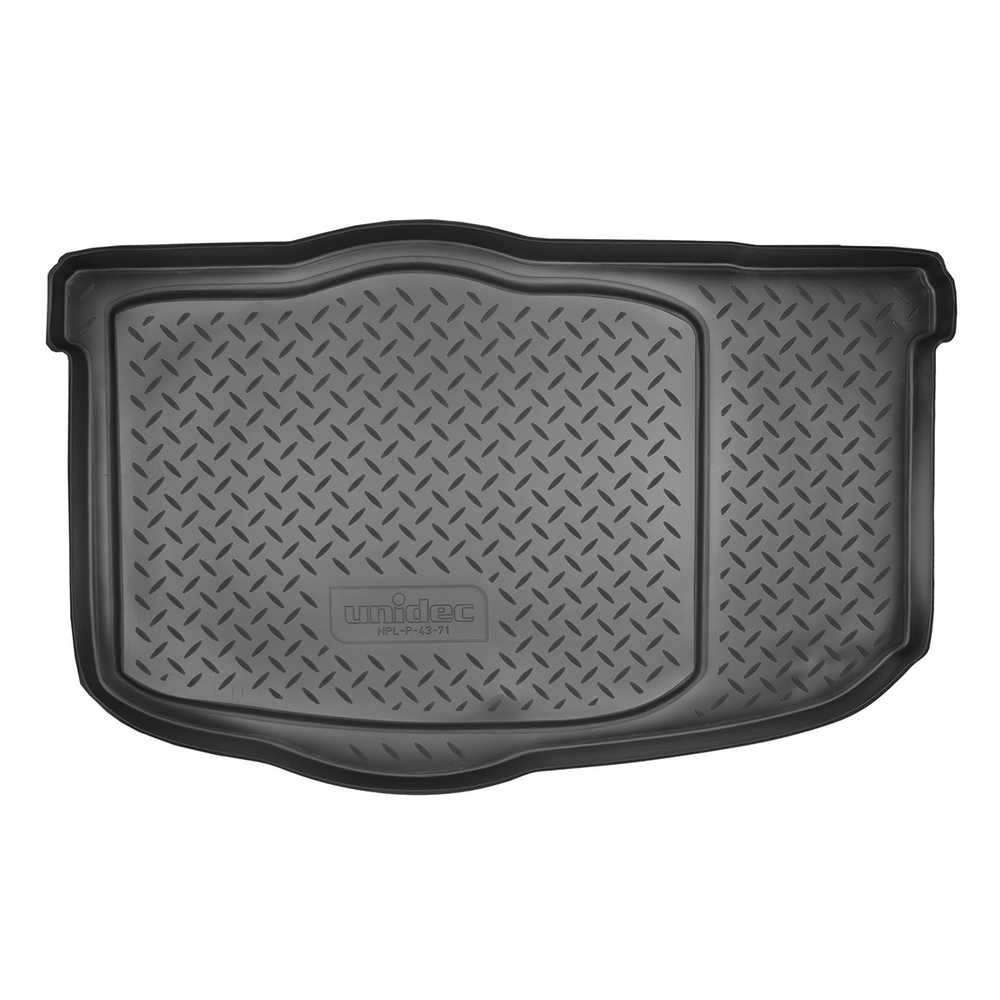 Коврик в багажник Norplast/Unidec для Kia Soul в кузове AM HB (2008-2013) Черный, полиуретан, арт.NPL-P-43-71