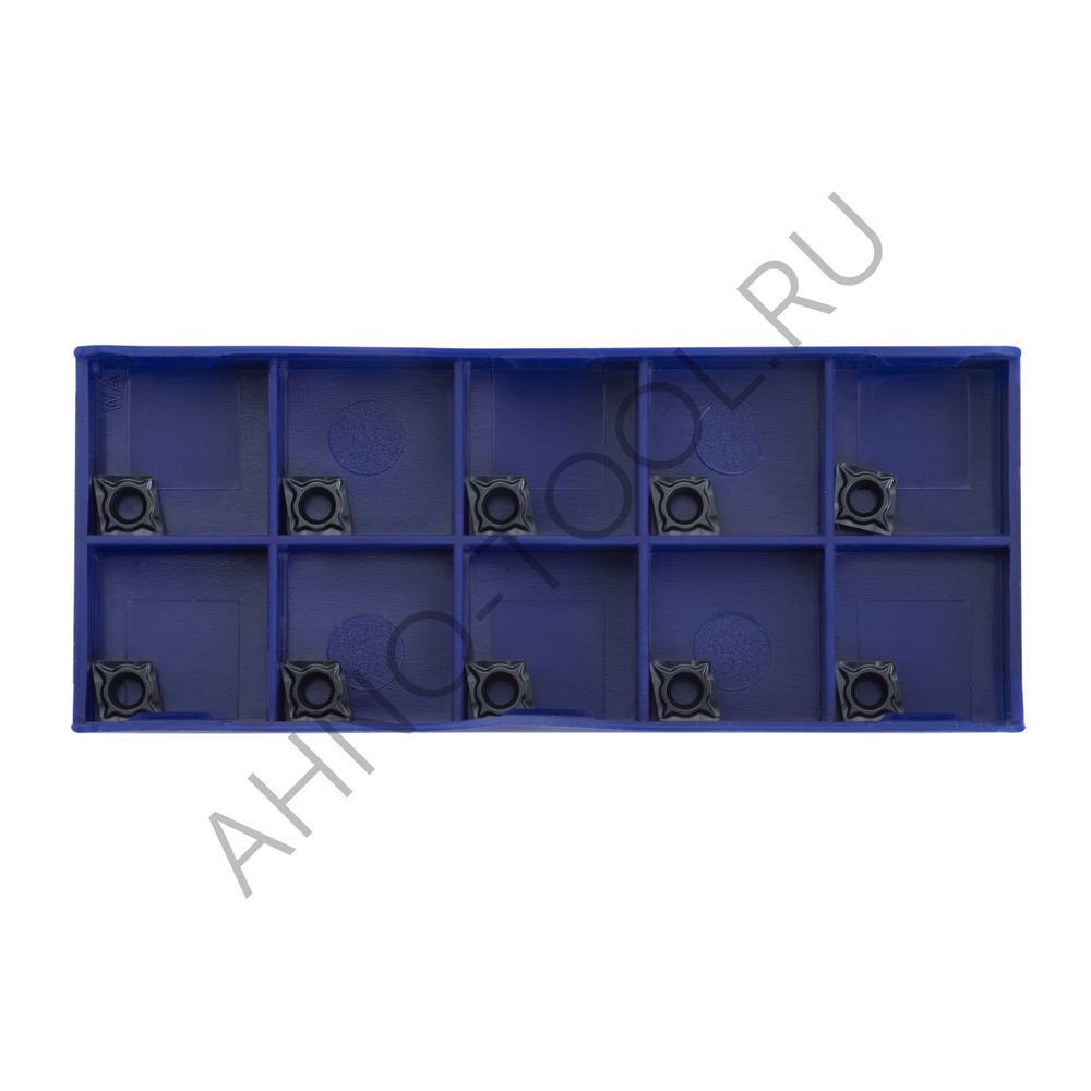 Пластина твердосплавная ISO CCMT060204-PSA ACP20B AHNO по стали, получистовая