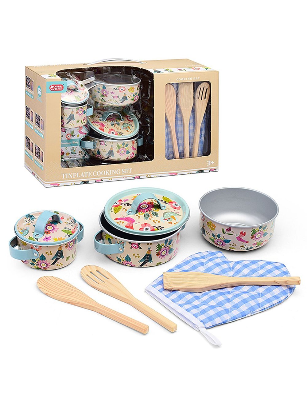 Набор посуды детский для игры Поварёнок (KL228-4)
