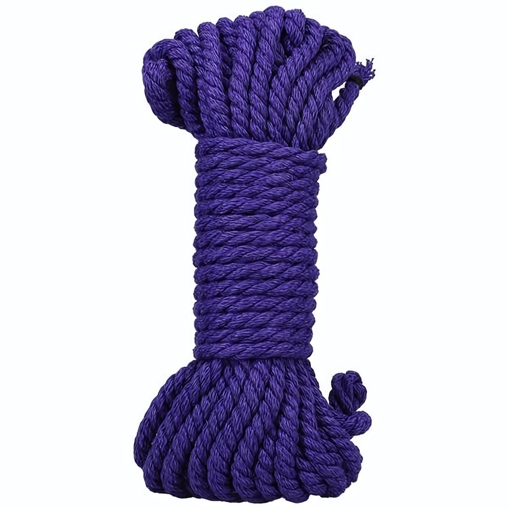Фиолетовая верёвка для связывания и фиксации Bind&Tie - 9,14 м. (Цвет: фиолетовый)