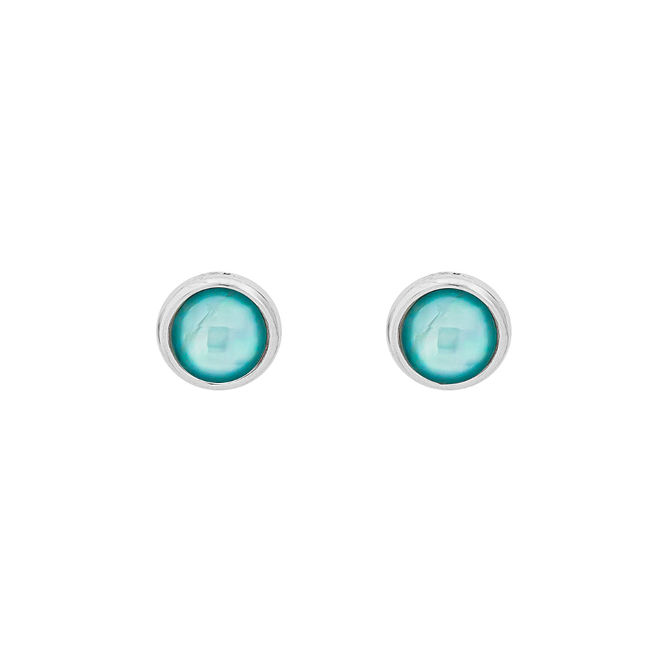 Серьги пусеты Possebon Madre Azul A9999.20 BL/S