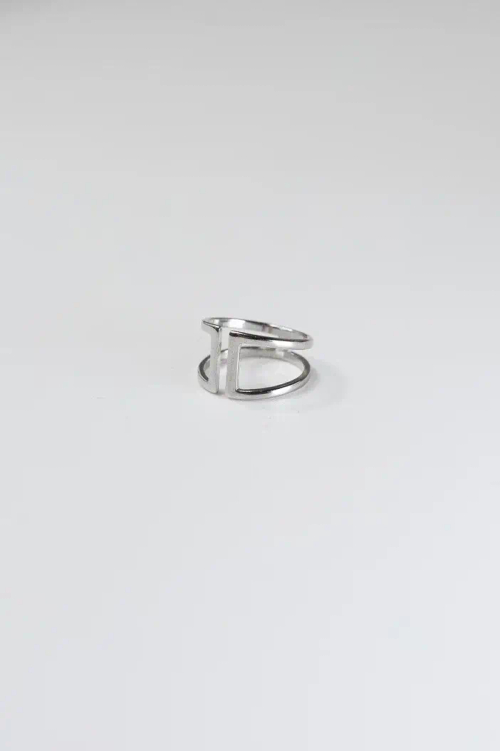 Фаланговое кольцо "Двойное" (незамкнутое)