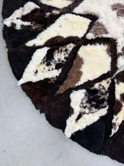 Ковер шкура натуральная овчина меховой