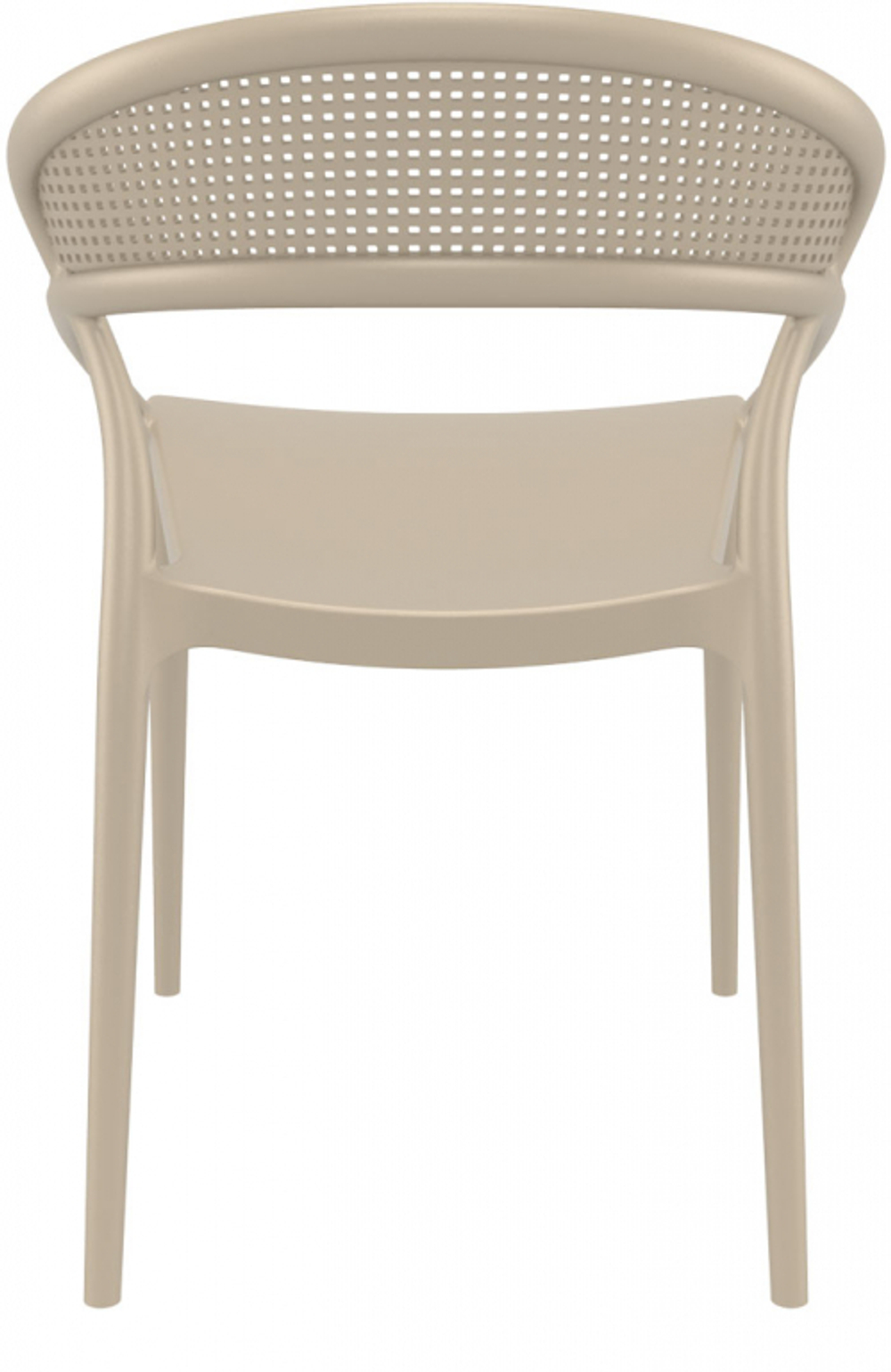 Кресло пластиковое Siesta Contract Sunset, бежевый